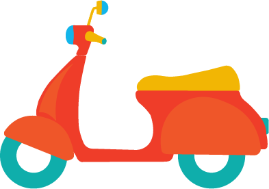 icone Scooter flat design